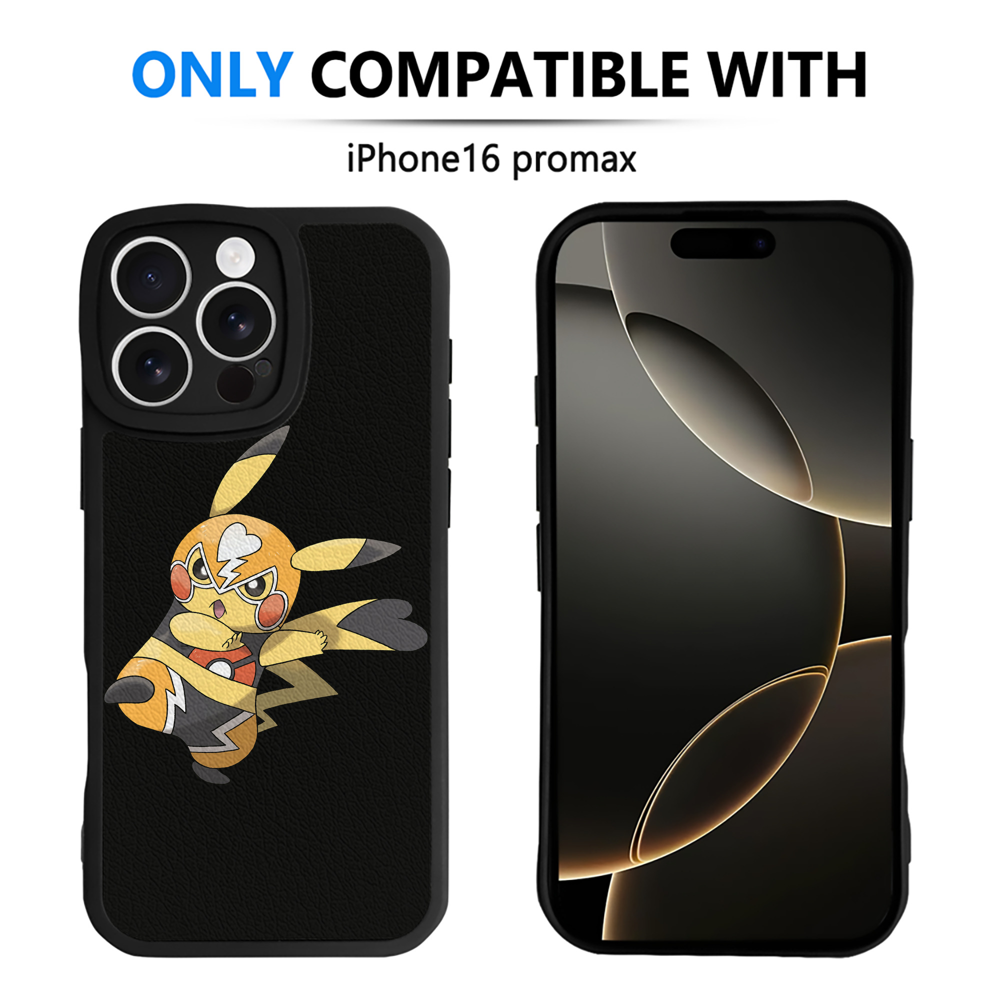 （画像用） ポケットモンスター Pokémon 【iPhone 16シリーズ対応】シリコンスマホケース（レザー調） 材質：シリコン